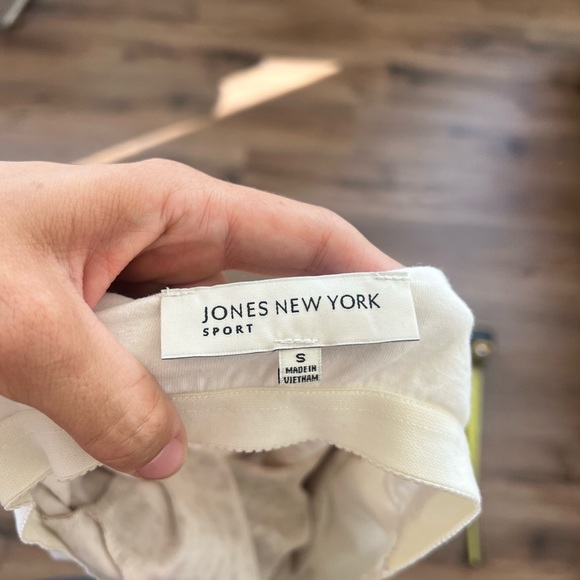 Cheetah print summer halter top in white and scream/yellow/orange. - Picture 4 of 4